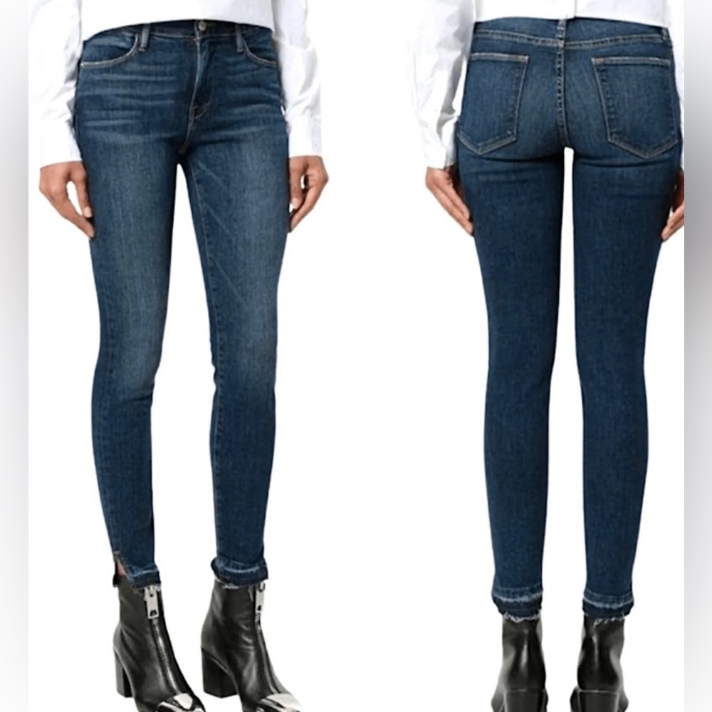 Frame Le High Skinny in Ferdinand